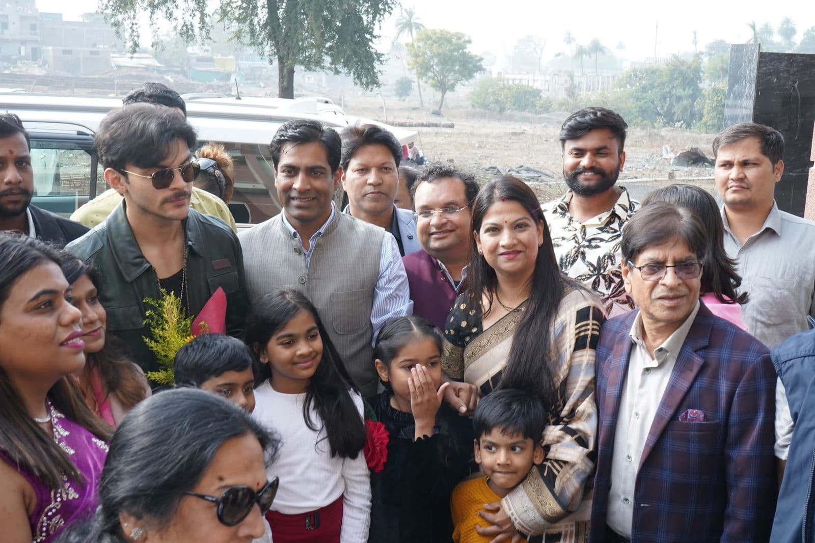 Celebrity visit